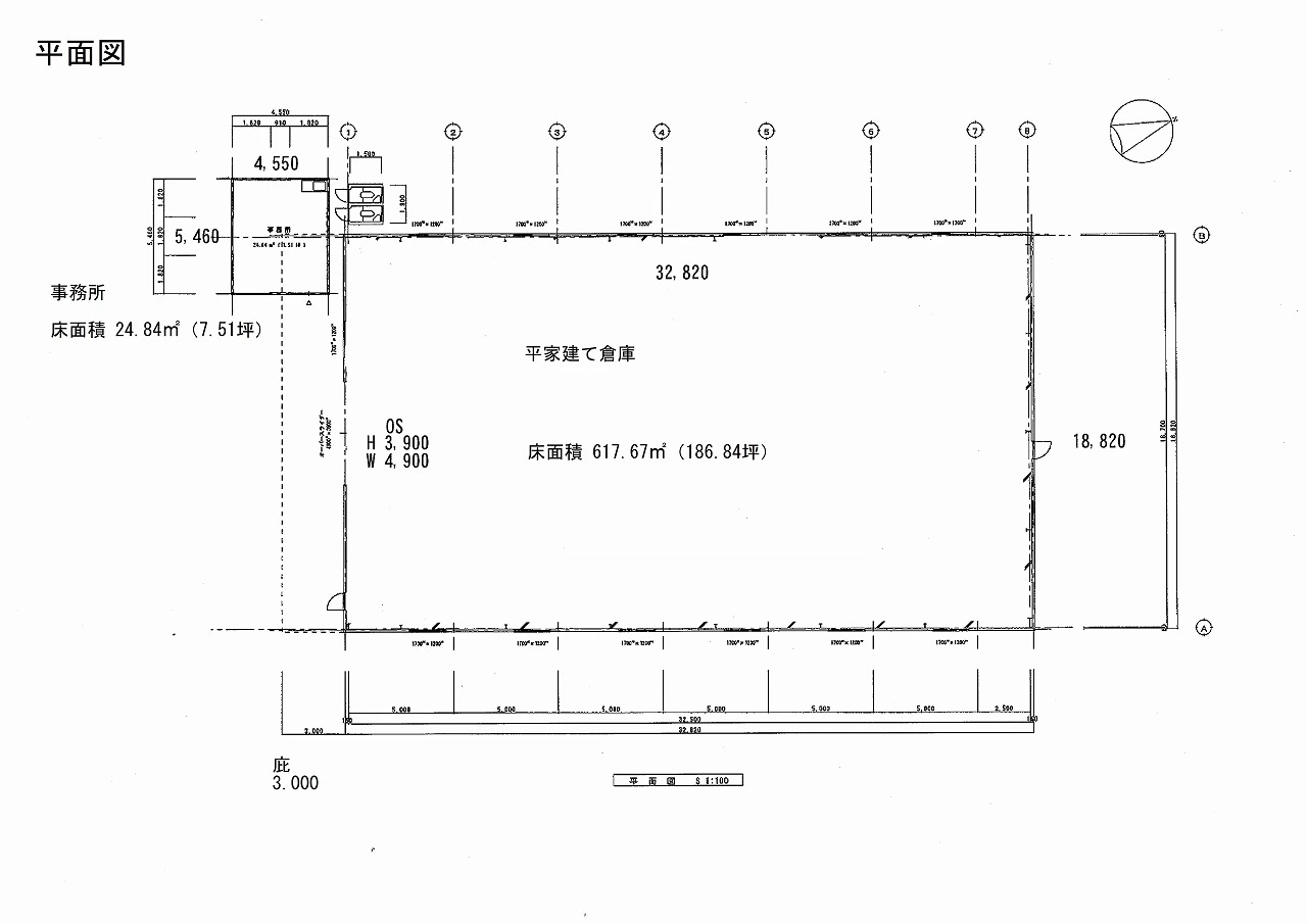 埼玉県さいたま市岩槻区笹久保の倉庫