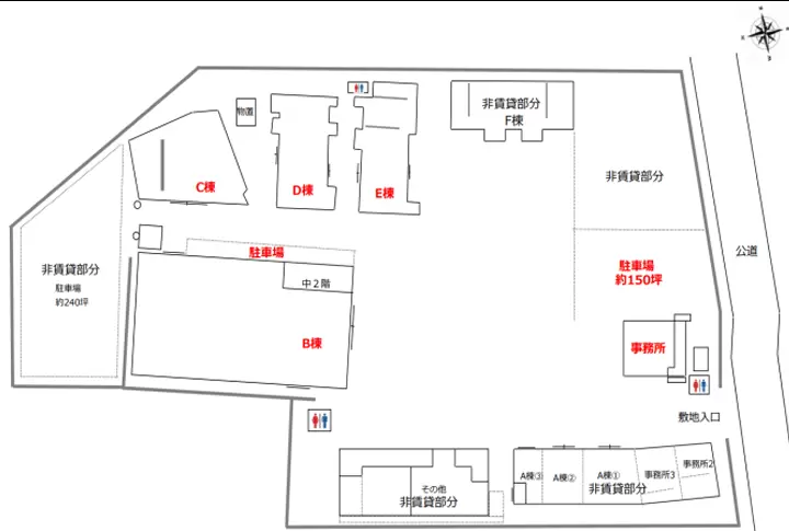 千葉県柏市大井の倉庫